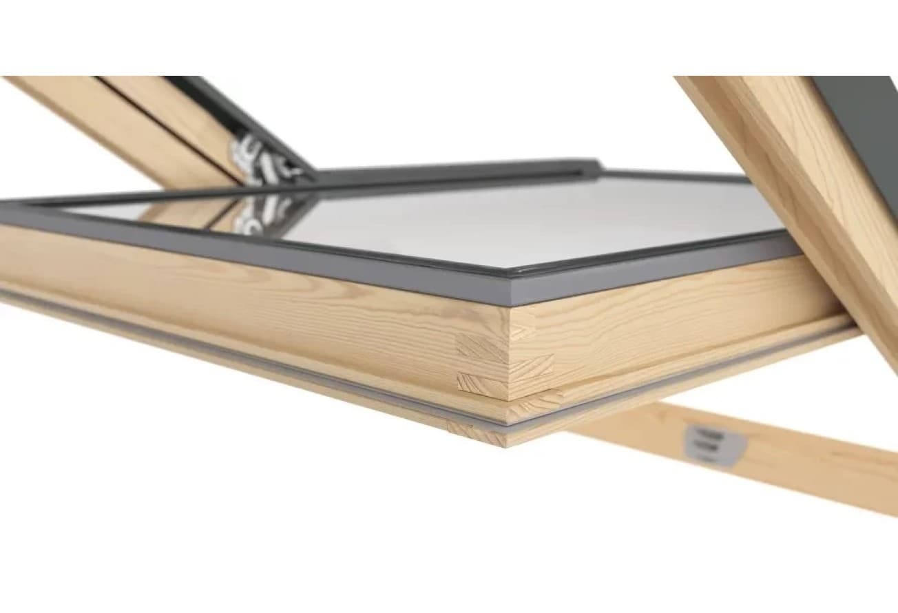 Окно мансардное RoofLITE+ DPY B900 55х78 (однокамерное, ручка снизу)