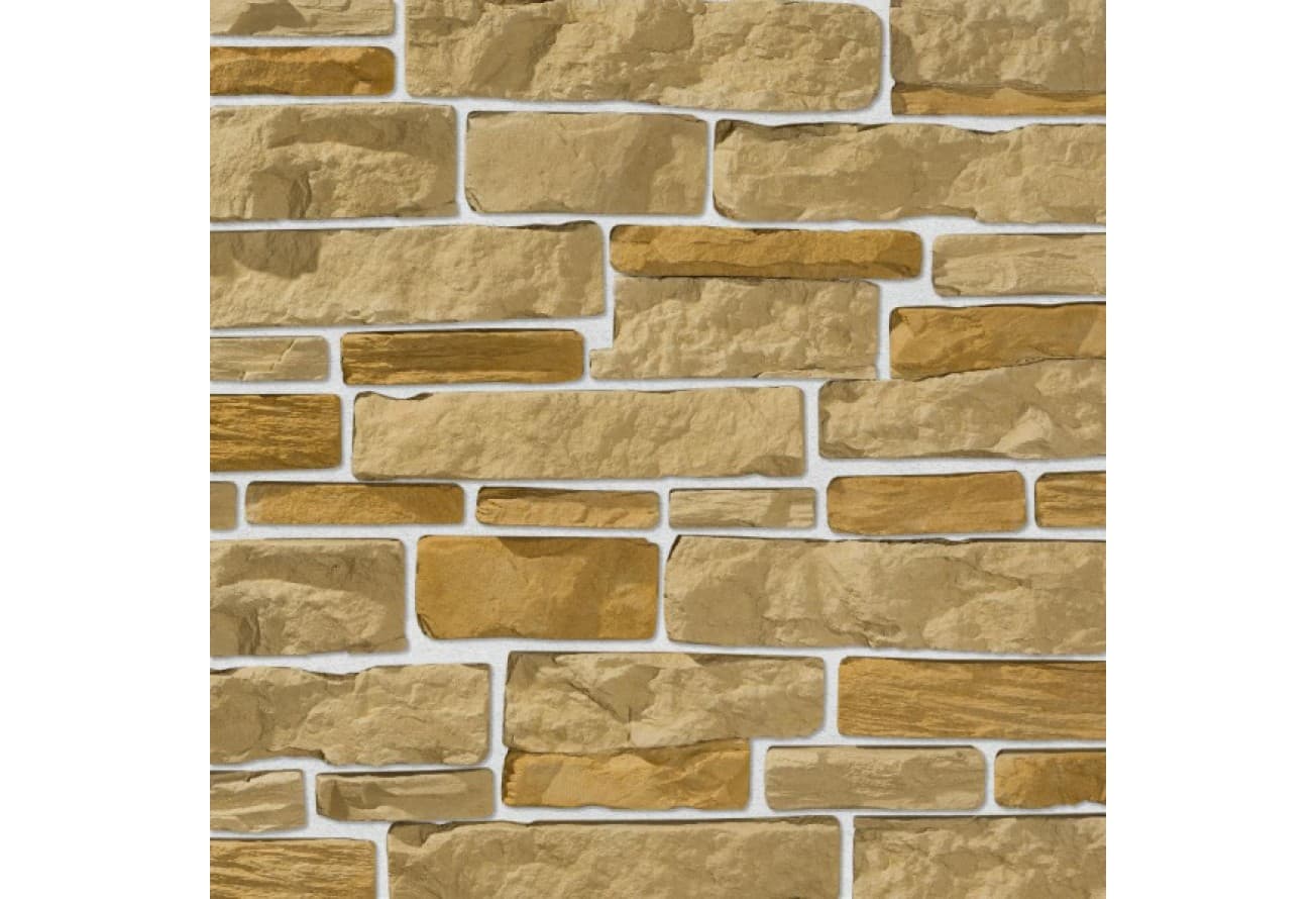 Рядовая плитка Leonardo Stone Венеция 50 20х6 с расшивкой 3см