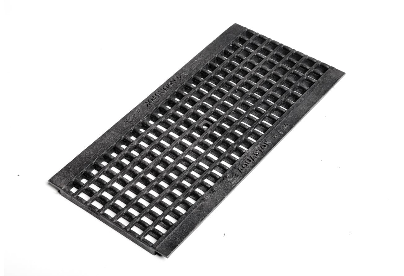 Решетка чугунная ячеистая Aquastok Norma 200, класс нагрузки C250 500х245х21 (32023С)