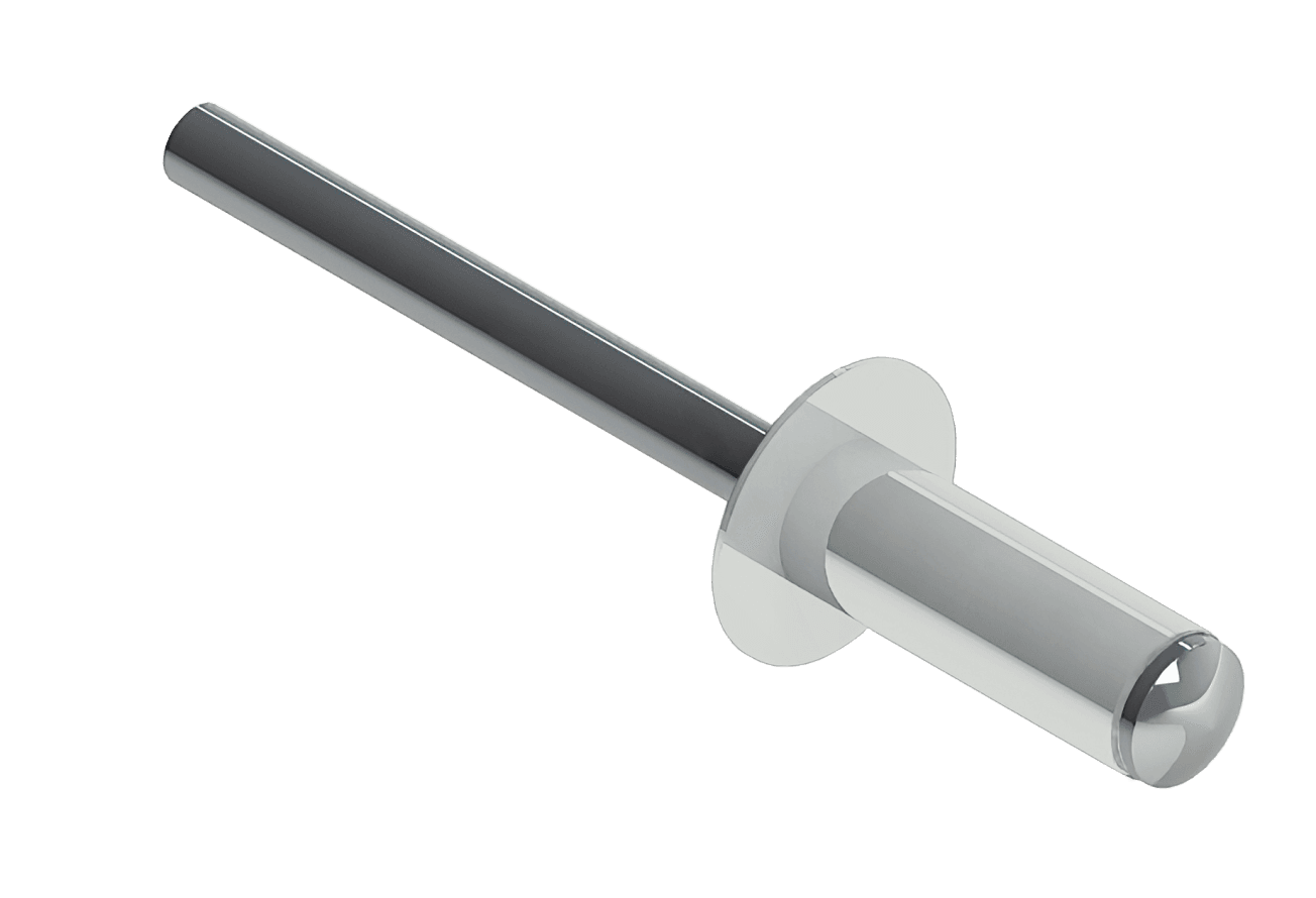 Заклёпка вытяжная Daxmer 3,2х8 RAL 9003 (20х1000шт) ал/ст