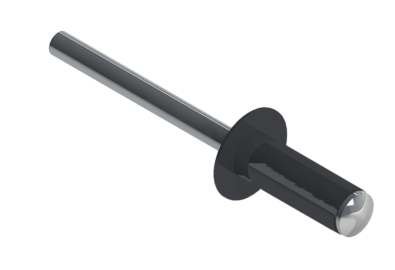 Заклёпка вытяжная Daxmer 3,2х8 RAL 7024 (20х1000шт) ал/ст