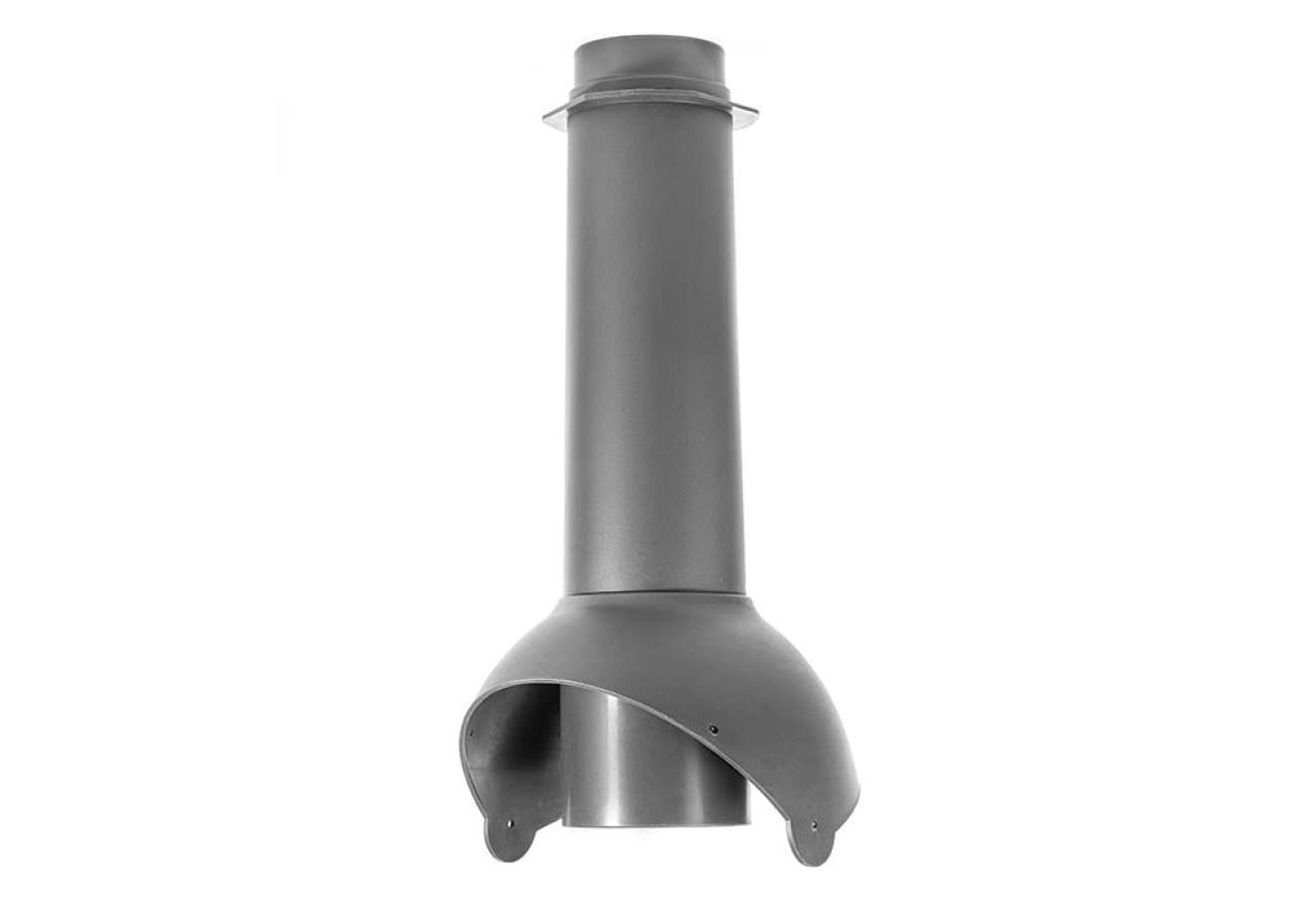 Выход канализации Krovent Pipe-VT 110 неизолированный серый