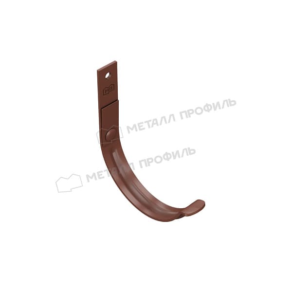 Держатель желоба карнизный МЕТАЛЛ ПРОФИЛЬ Foramina PUR D125х132 Ral 8017
