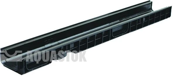 Лоток водоотводный пластиковый АКВАСТОК Norma DN100 H70 1000х148х70 11007 в Первоуральске