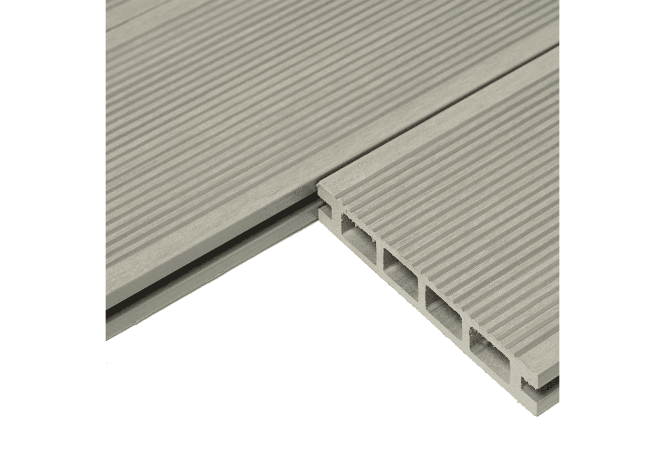 Доска террасная СМ Микс (CM Decking Mix) 3000х135х25мм ясень (ashwood)