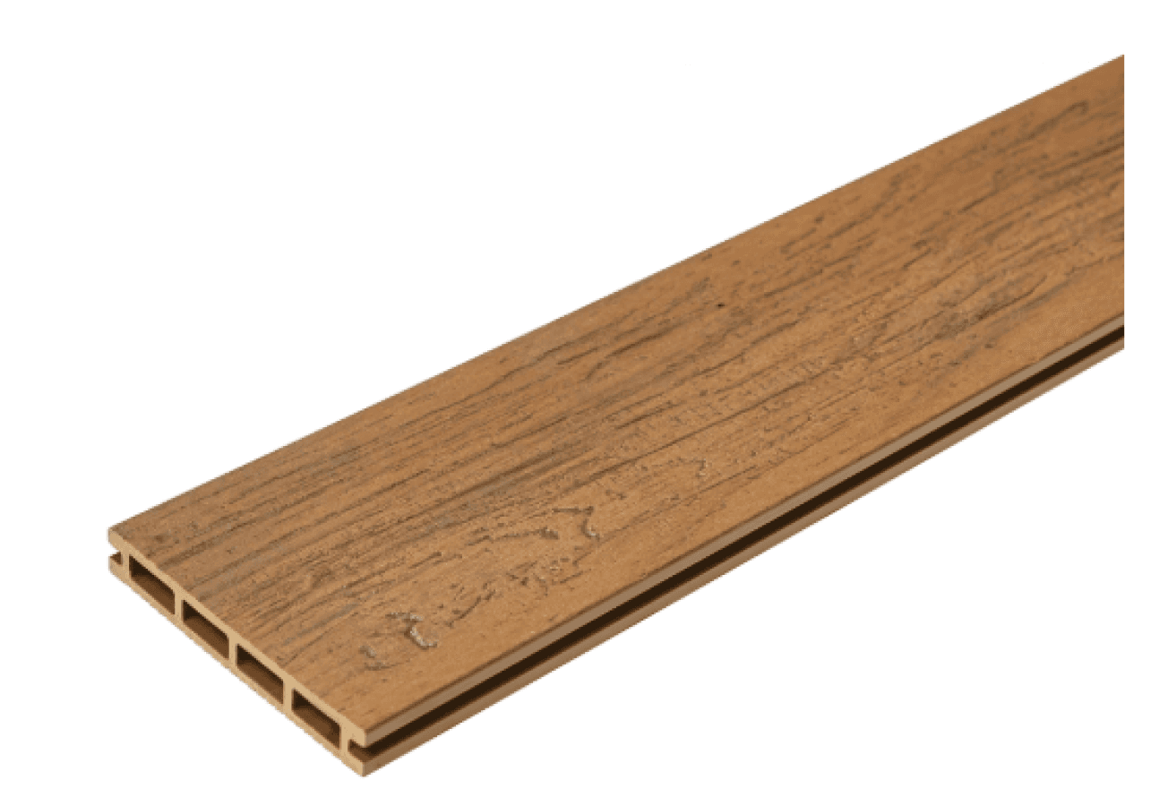 Доска террасная СМ Локуст (CM Decking Locust) 3000х138х20мм тик (teak)