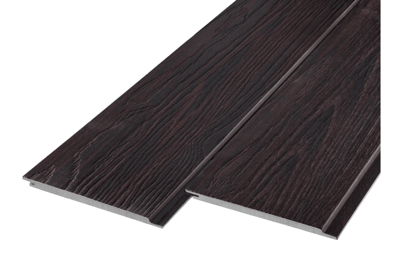 Фиброцементный сайдинг 190х10мм FCSPRO Decor Click обожжёное дерево (3м)