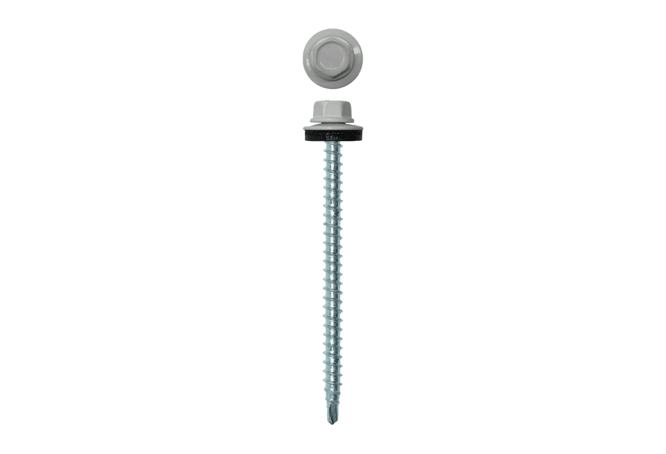 Саморез кровельный 4,8х70 (100шт) сверло №1 RAL 7035