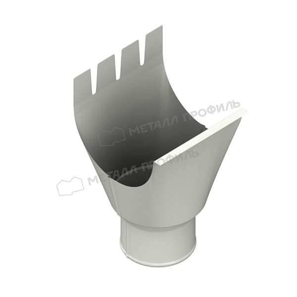 Воронка выпускная МЕТАЛЛ ПРОФИЛЬ Foramina PUR D125/100 Ral 9010