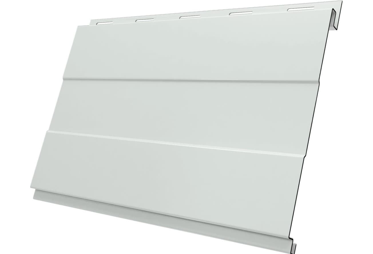 Вертикаль проф Grand Line 0,45 Drap ТХ с пленкой RAL 9003 сигнальный белый