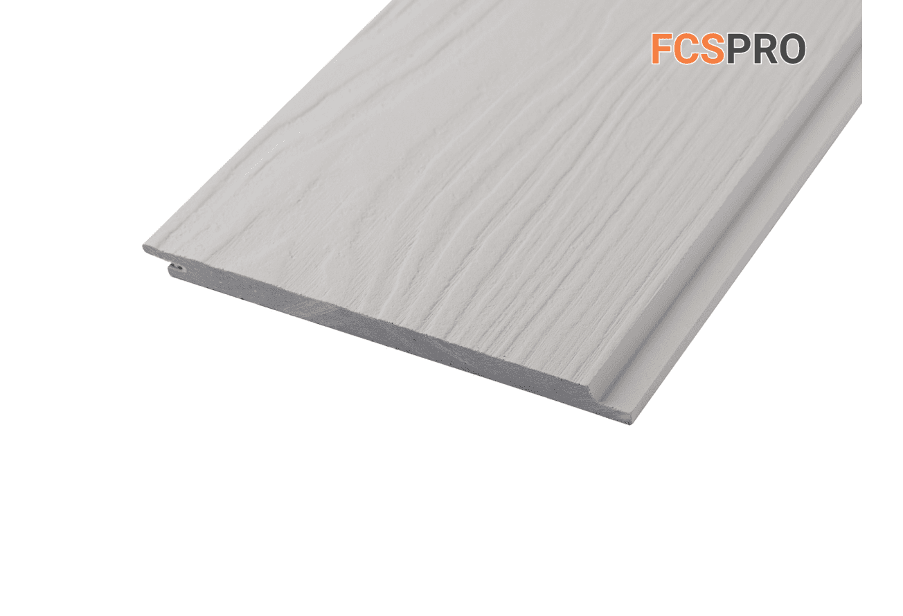 Фиброцементный сайдинг 190х10мм FCSPRO Wood Click F05 серый минерал (3м)