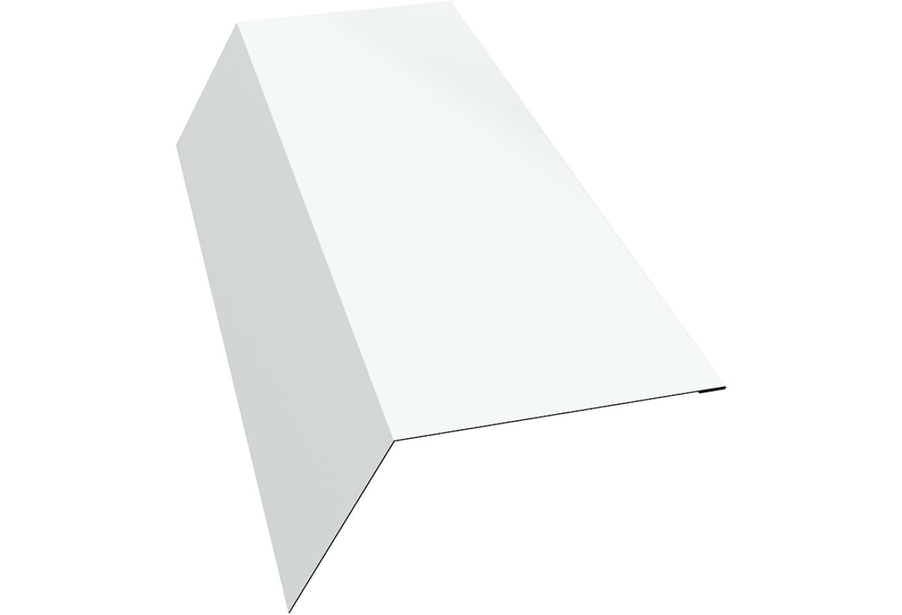 Планка карнизная 120х80 Grand Line 0,45 Drap RAL 9003 сигнальный белый (2м)