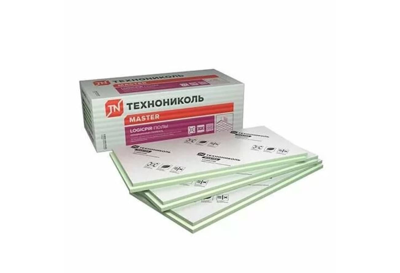 Плита теплоизоляционная Logicpir Полы ФЛ/ФЛ L-1190х590х30 (5,616м2)