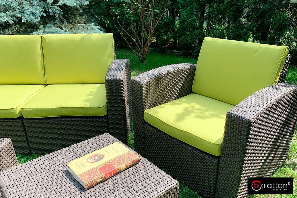 Комплект из 2-х чехлов на подушки для мебели RATTAN Premium 4 и 5 (сиденье и спинка) фото