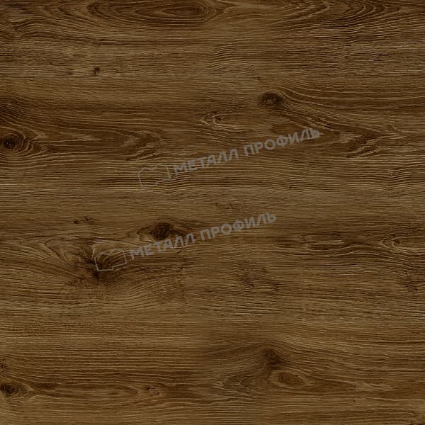 Штакетник металлический МЕТАЛЛ ПРОФИЛЬ TRAPEZE-T 16,5х118 (ECOSTEEL_T-12-Античный Дуб-0.45)