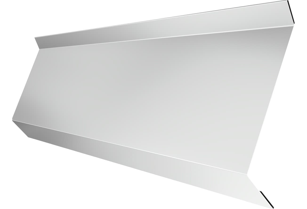 Планка примыкания в штробу 60 Grand Line 0,45 Drap ТХ RAL 7047 телегрей 4 (2м)