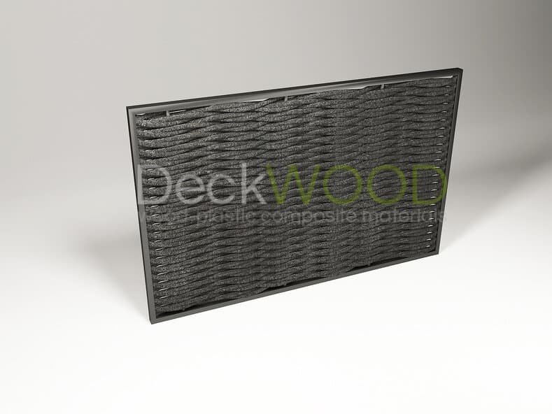 Плетеное ограждение DeckWOOD от 500 мм до 2900 мм черный фото