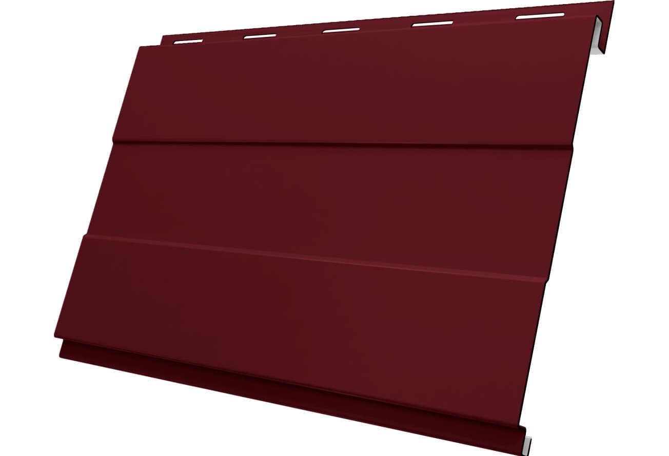 Вертикаль проф Grand Line 0,45 Drap ТХ с пленкой RAL 3005 красное вино