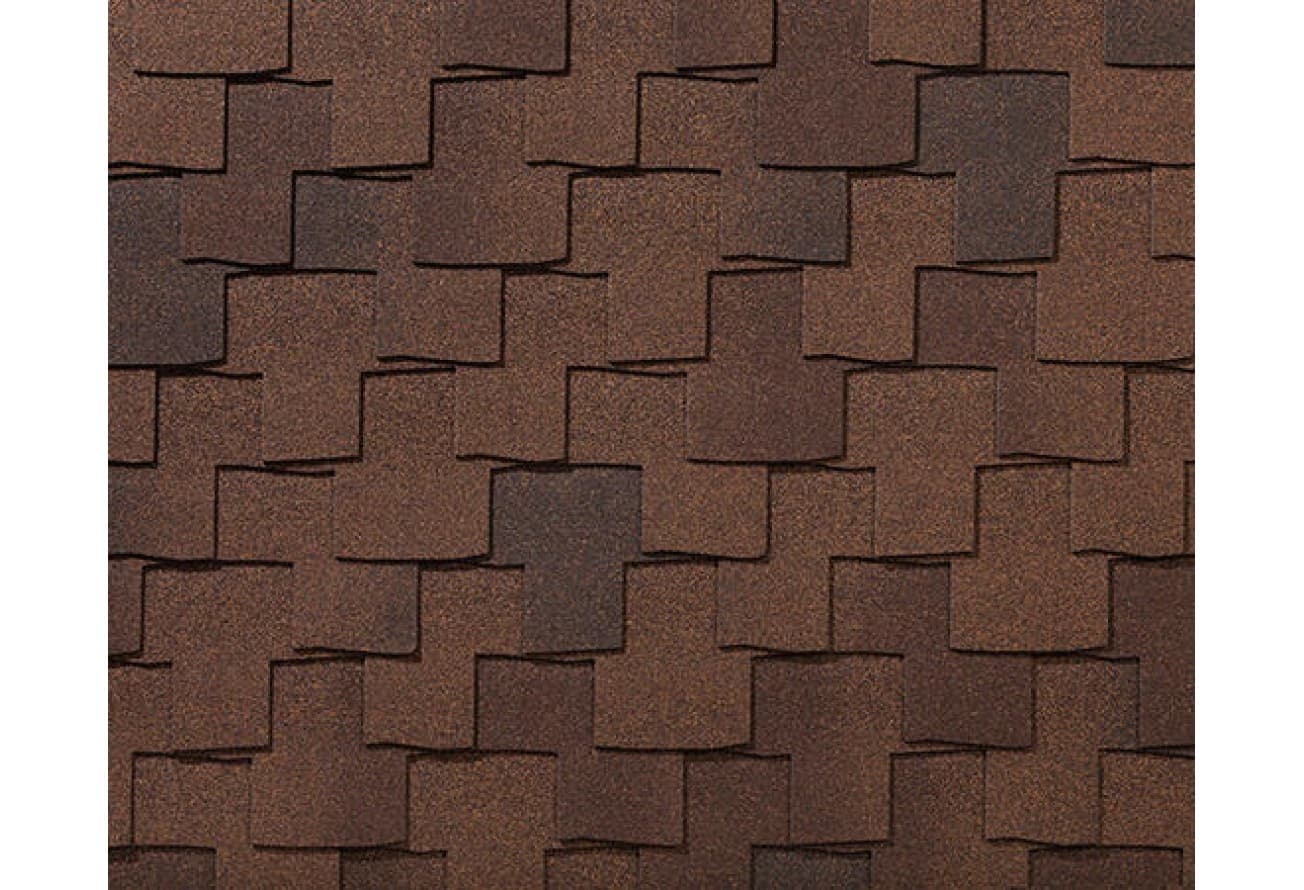 Черепица гибкая RoofShield Премиум Фьюжн мускатный орех