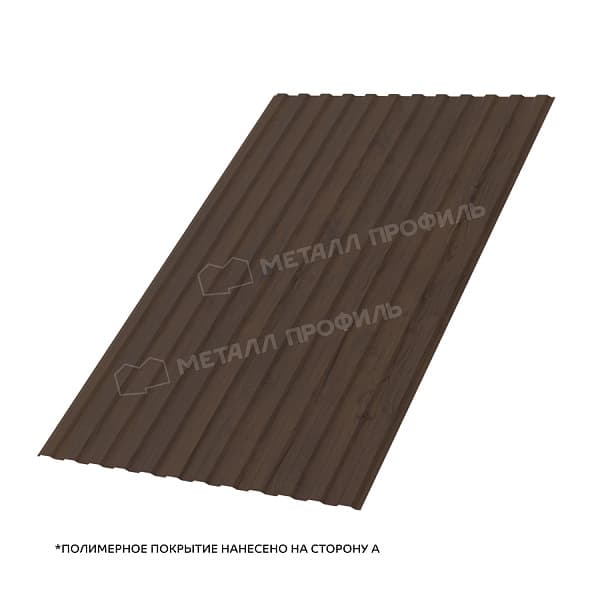 Профлист МЕТАЛЛ ПРОФИЛЬ МП-10х1100-A (ECOSTEEL_MA_Д-01-МореныйДуб-0,5)