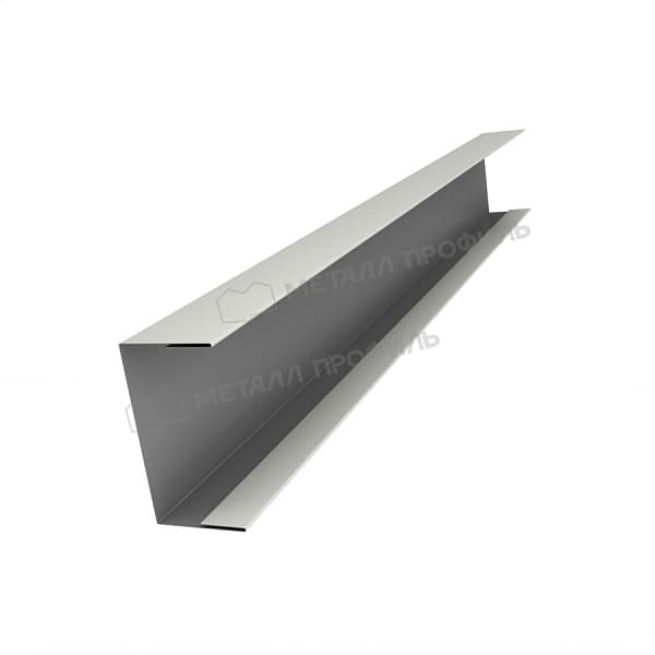 Планка стойки забора 60мм 35х60 х 2500 NormanMP (ПЭ-01-9010-0.5)