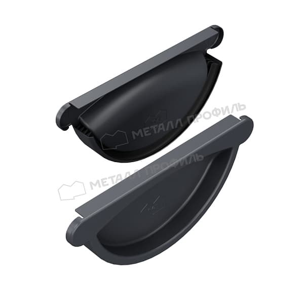 Заглушка желоба МЕТАЛЛ ПРОФИЛЬ Foramina PUR D150 Ral 7024