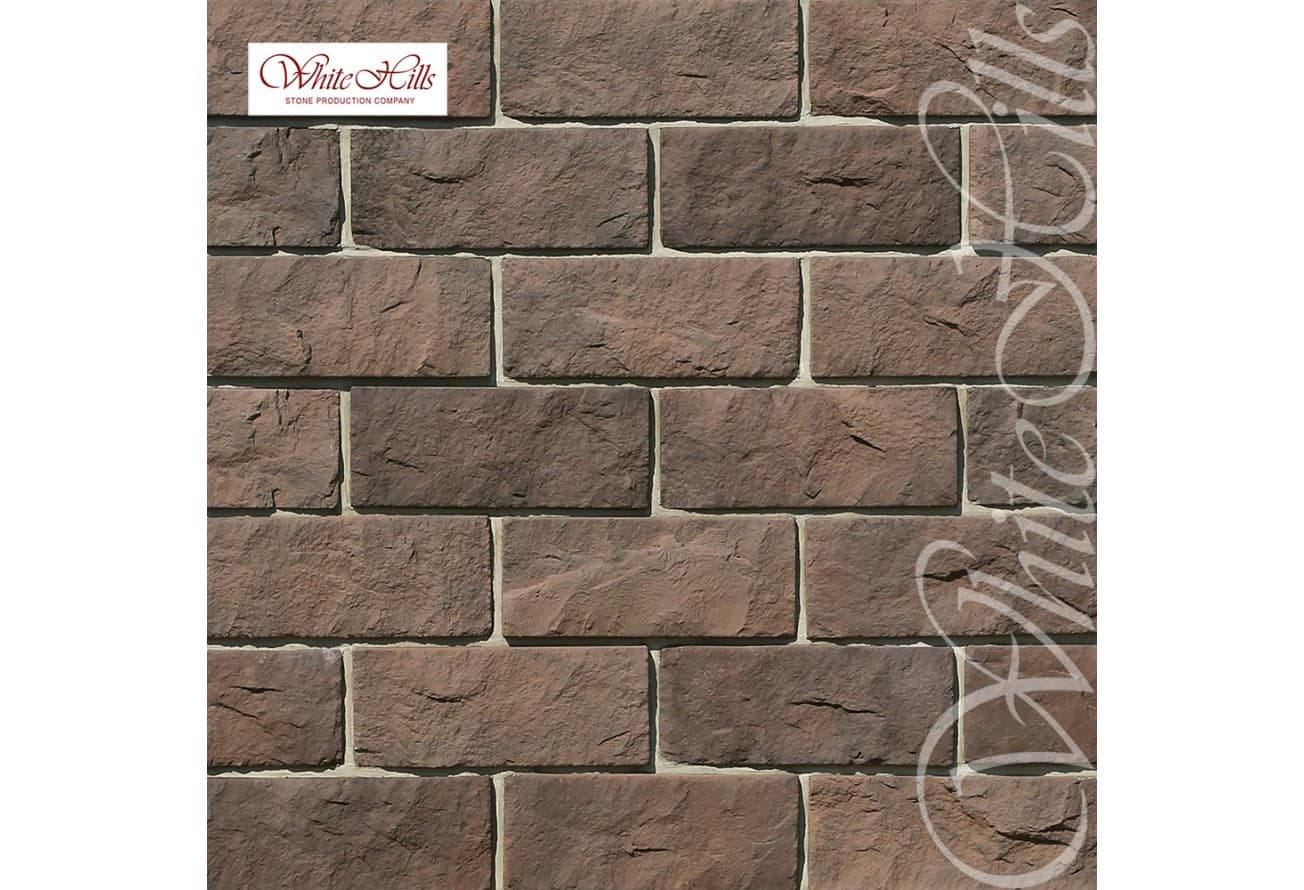 Рядовая плитка White Hills Йоркшир 408-40 с расшивкой 1,5 см.