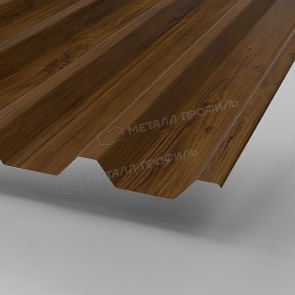 Профлист МЕТАЛЛ ПРОФИЛЬ С-44x1000-A (ECOSTEEL_T-01-ЗолотойДуб-0,5)