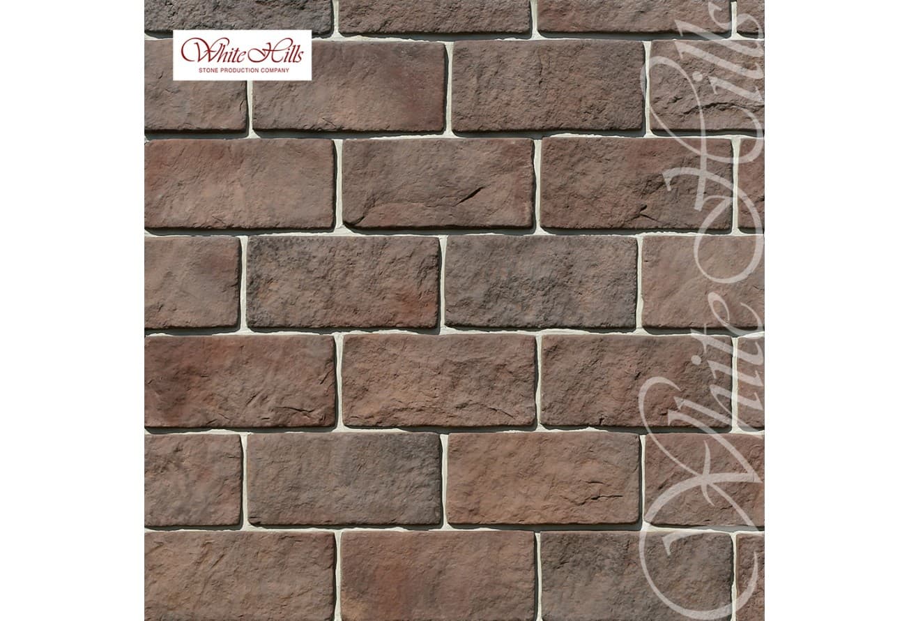Рядовая плитка White Hills Лорн (32х15) 418-40 с расшивкой 1,5 см