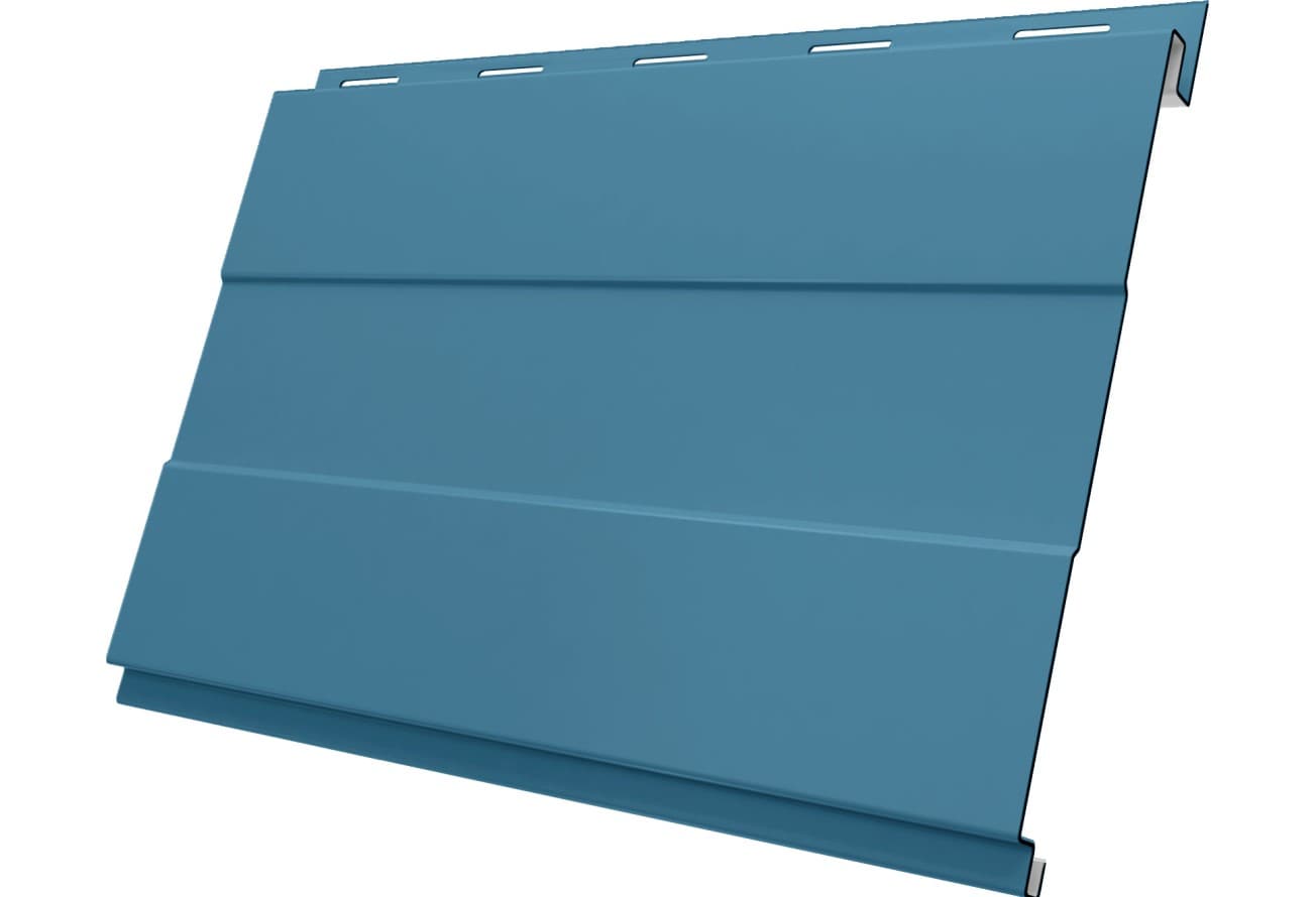 Вертикаль проф Grand Line 0,45 Drap ТХ с пленкой RAL 5024 пастельно-синий