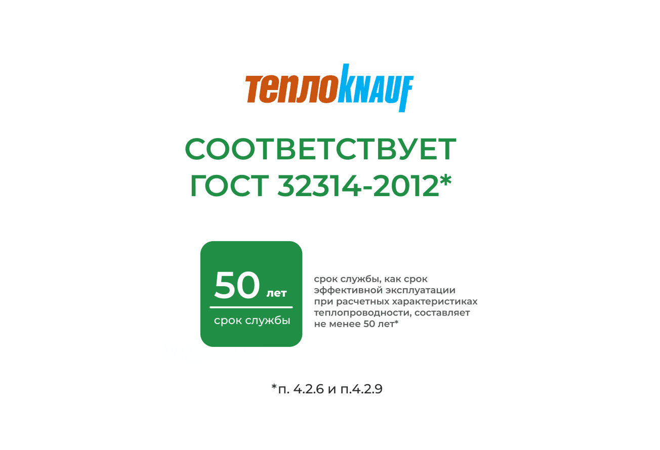 Утеплитель Кnauf для перекрытий TR040 100х1220х7380 (9м2, 0,9м3)