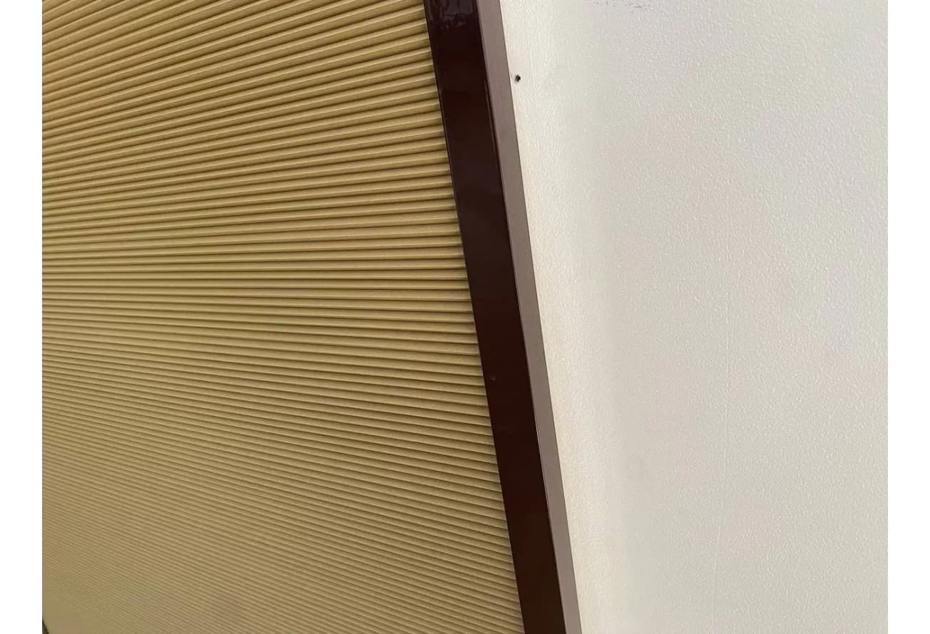 Штора+москитная сетка FAKRO AMD Duet 78x240 (коричневые направляющие RAL 8017, штора коричневая blackout RAL 1603)