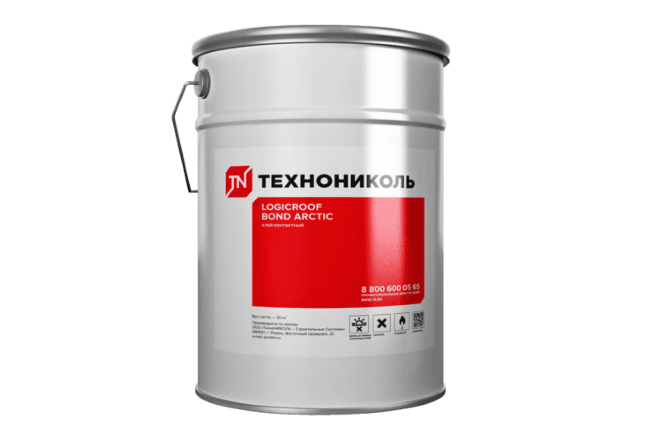 Клей контактный ТехноНИКОЛЬ Logicroof Bond Arctic зимний, 10 кг