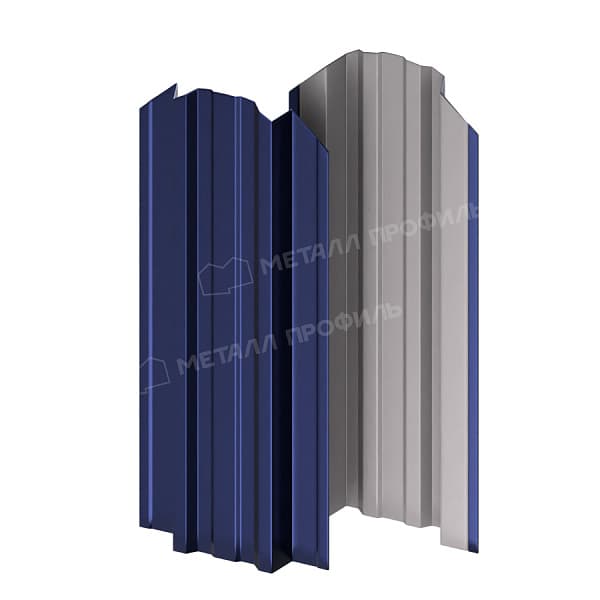 Штакетник металлический МЕТАЛЛ ПРОФИЛЬ TRAPEZE-O 16,5х118 (PURMAN-20-Citrine-0.5)