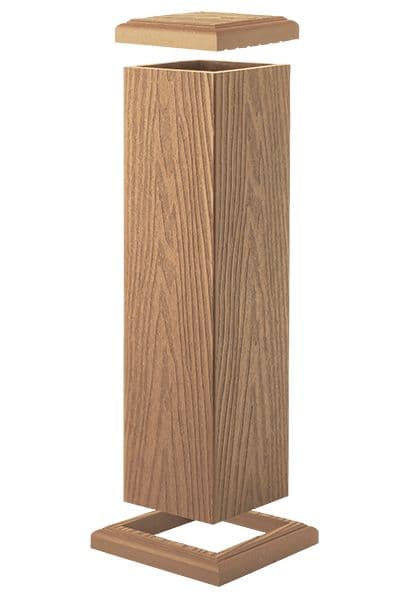 Профиль опорный (столб) для ограждения Talverwood  100*100*3000мм орех, за м