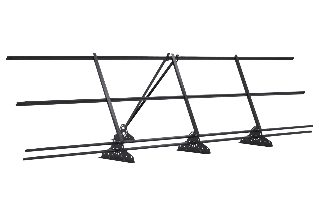 Ограждение кровельное со снегозадержателем на фальц Grand Line 0,9х3м RAL 7004