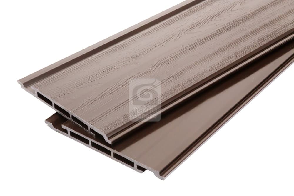 Фасадная панель 3D  AISTONE 160*17*3000мм из МПК односторонняя (текстура) какако, за м.пог фото