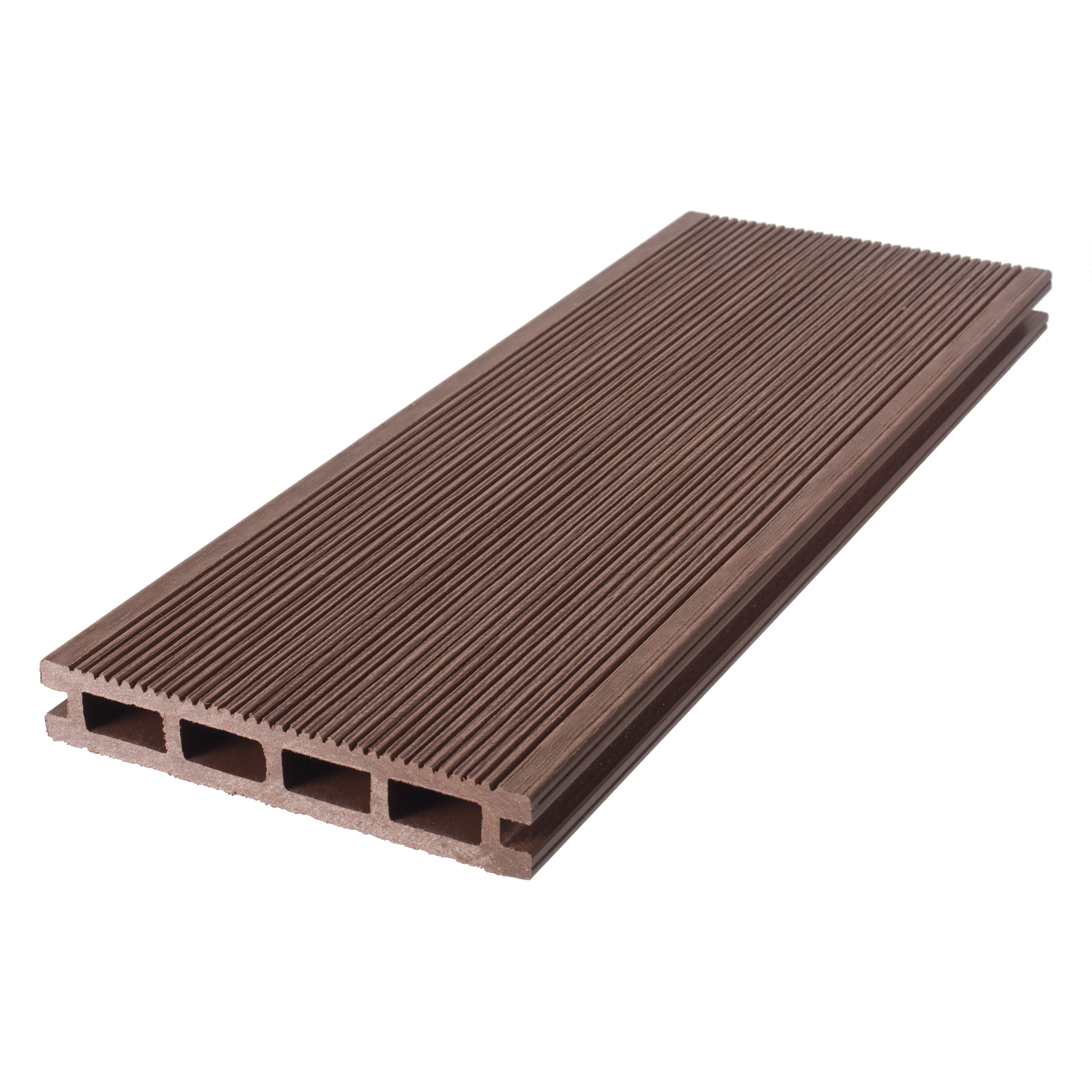Террасная доска двухсторонняя тик TalverWood 3D 150*25мм  (6 м) вельвет, м.пог