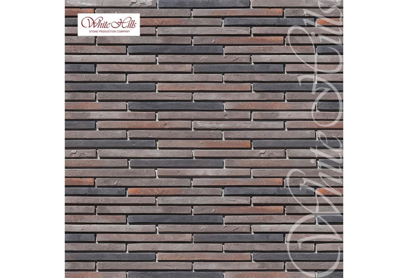 Рядовая плитка White Hills Design Реген брик 694-60 с расшивкой 1,2 см, норма упаковки 0,813 м2