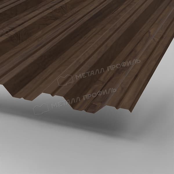 Профлист МЕТАЛЛ ПРОФИЛЬ НС-35x1000-A (ECOSTEEL_MA-01-МореныйДуб-0,5)
