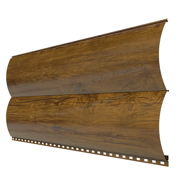 Сайдинг МЕТАЛЛ ПРОФИЛЬ Woodstock-28х330 (ECOSTEEL_T-01-ЗолотойДуб-0.5)