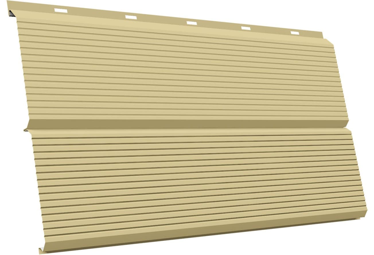 ЭкоБрус Гофр Grand Line 0,45 ПЭ RAL 1014 слоновая кость