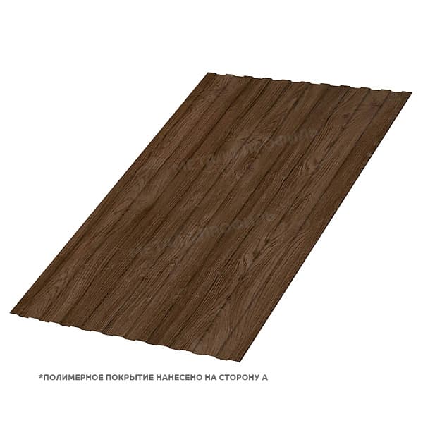 Профлист МЕТАЛЛ ПРОФИЛЬ С-8x1150-B (ECOSTEEL_MA_Д-01-МореныйДуб-0,5)