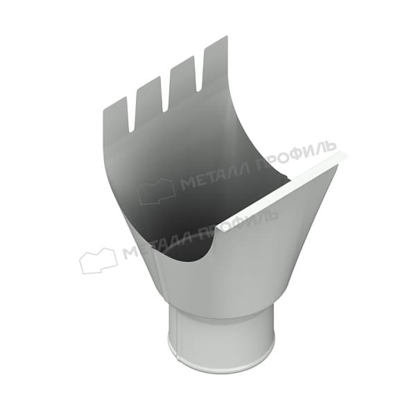 Воронка выпускная МЕТАЛЛ ПРОФИЛЬ GS lite D125/90 Ral 9003