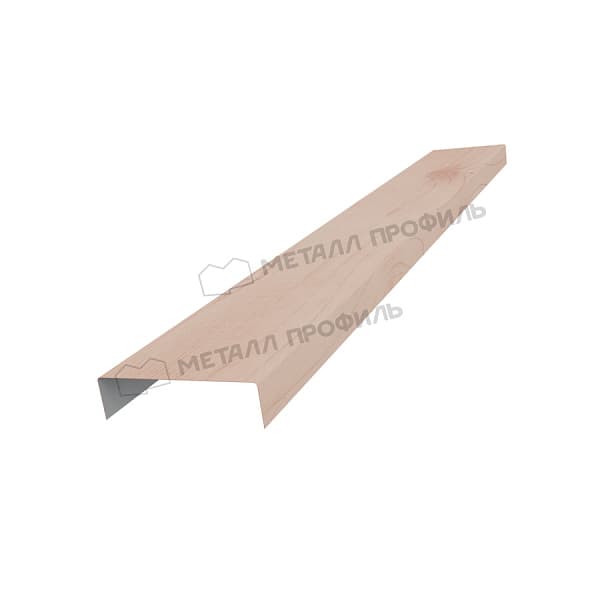 Планка декоративная на столб 60мм 17х62 х 2000 (ECOSTEEL_T-12-Орех-0.45)