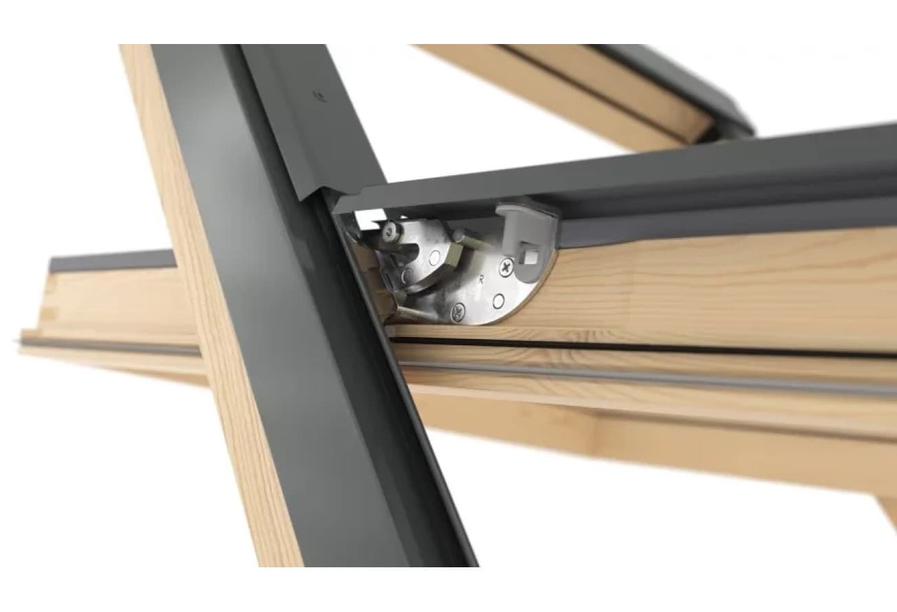 Окно мансардное RoofLITE+ AAY B1500 114х140 (двухкамерное, ручка снизу)