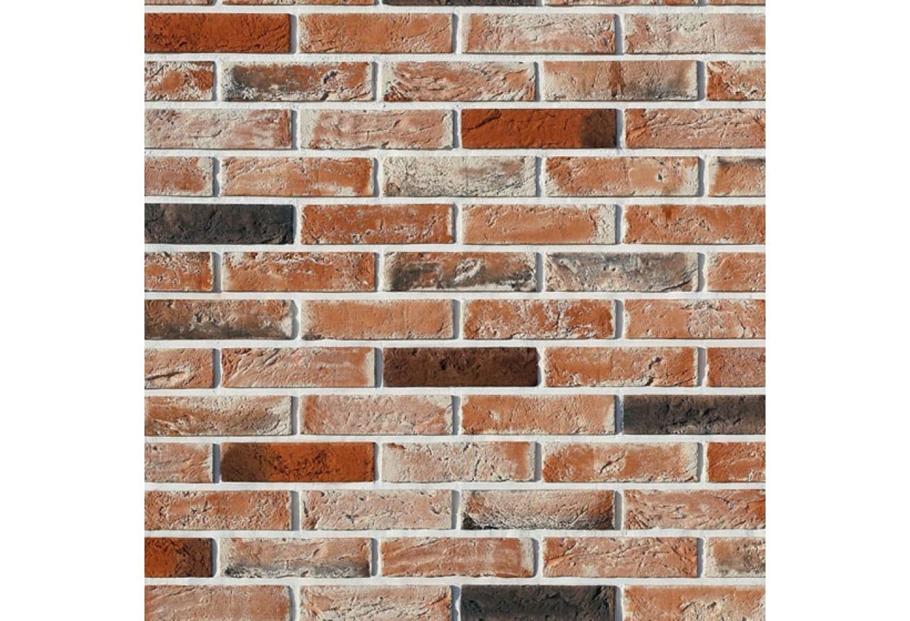 Рядовая плитка White Hills Design Дерри Брик 386-50 с расшивкой 1см