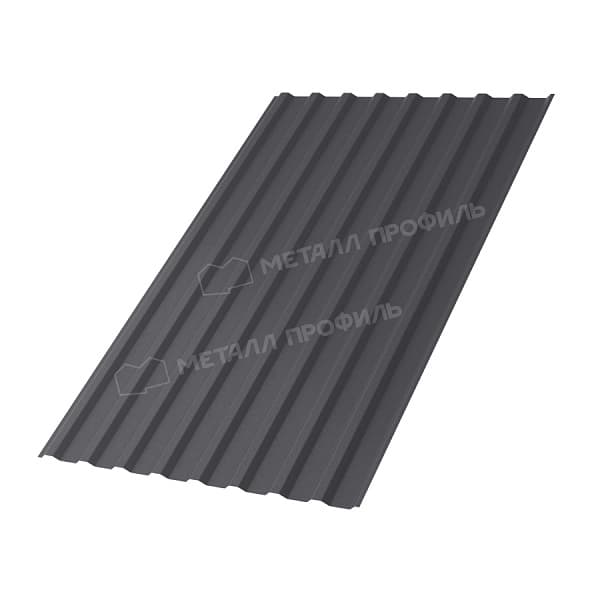 Профлист МЕТАЛЛ ПРОФИЛЬ МП-20x1100-B (VALORI-20-Серый Сланец-0,5)