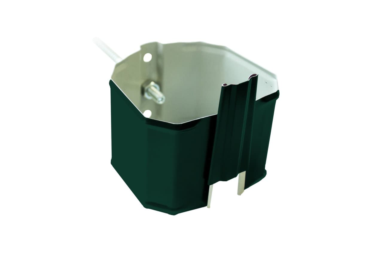 Кронштейн трубы на кирпич прямоугольный Vortex в1 RAL 6005