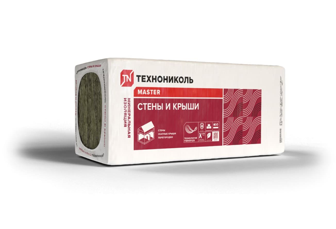 Утеплитель стены и крыши (ТН СВ 34) 1000х610х100 (4шт/пач, 2,44м2, 0,244м3, 44пач/пал)